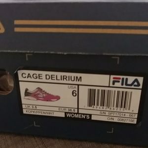Fila Cage Delirium Tennis Court Shoes NWT Fila Cage Delirium Tennis Court Shoes NWT